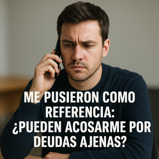 Me pusieron como referencia: ¿pueden acosarme por deudas ajenas?
